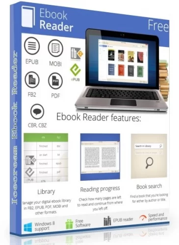 Читалка электронных книг - Icecream Ebook Reader Pro 5.24